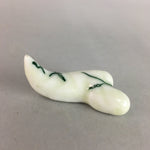 Japanese Porcelain Chopstick Rest Holder Vtg Bamboo Sprout Handmade CR185