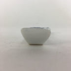 Japanese Porcelain Chopstick Rest Holder Vtg Blue Ribbon Tied Shape Hashioki CR2