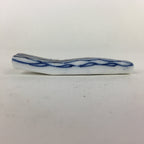 Japanese Porcelain Chopstick Rest Holder Vtg Blue Sometsuke Hashioki CR224