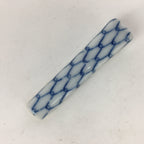 Japanese Porcelain Chopstick Rest Holder Vtg Blue Sometsuke Net Hashioki CR247