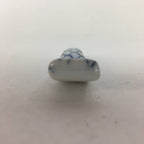 Japanese Porcelain Chopstick Rest Holder Vtg Blue Sometsuke Net Hashioki CR247