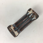 Japanese Porcelain Chopstick Rest Holder Vtg Brown Bridge Girder Shape Hashioki