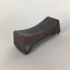 Japanese Porcelain Chopstick Rest Holder Vtg Brown Bridge Girder Shape Hashioki