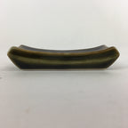 Japanese Porcelain Chopstick Rest Holder Vtg Brown Glaze Rectangle Hashioki CR22