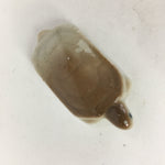 Japanese Porcelain Chopstick Rest Holder Vtg Brown turtle Shape Hashioki CR219