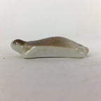 Japanese Porcelain Chopstick Rest Holder Vtg Brown turtle Shape Hashioki CR219