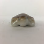 Japanese Porcelain Chopstick Rest Holder Vtg Brown turtle Shape Hashioki CR219