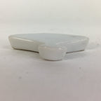 Japanese Porcelain Chopstick Rest Holder Vtg Folding Fan Shape Hashioki CR263