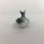 Japanese Porcelain Chopstick Rest Holder Vtg Gray Fish Shape Hashioki CR217