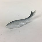 Japanese Porcelain Chopstick Rest Holder Vtg Gray Fish Shape Hashioki CR218