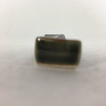 Japanese Porcelain Chopstick Rest Holder Vtg Green Parallelogram Hashioki CR251