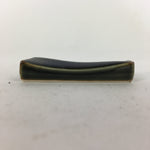 Japanese Porcelain Chopstick Rest Holder Vtg Green Parallelogram Hashioki CR251