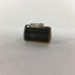 Japanese Porcelain Chopstick Rest Holder Vtg Green Parallelogram Hashioki CR251