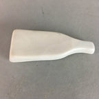 Japanese Porcelain Chopstick Rest Holder Vtg Hagoita White Paddle Handmade CR186
