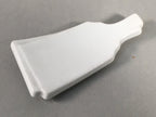 Japanese Porcelain Chopstick Rest Holder Vtg Hagoita White Paddle Handmade CR193