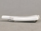 Japanese Porcelain Chopstick Rest Holder Vtg Hagoita White Paddle Handmade CR193