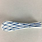 Japanese Porcelain Chopstick Rest Holder Vtg Hashioki Sometsuke Rice Scoop CR151
