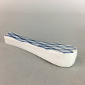 Japanese Porcelain Chopstick Rest Holder Vtg Hashioki Sometsuke Rice Scoop CR151