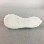 Japanese Porcelain Chopstick Rest Holder Vtg Hashioki White Gourd CR152