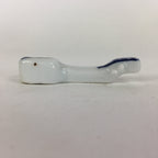 Japanese Porcelain Chopstick Rest Holder Vtg Japanese Guitar Shape Hashioki CR26