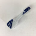 Japanese Porcelain Chopstick Rest Holder Vtg Japanese Guitar Shape Hashioki CR26