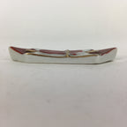 Japanese Porcelain Chopstick Rest Holder Vtg Japanese Noshi Lucky Charm CR230