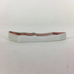 Japanese Porcelain Chopstick Rest Holder Vtg Japanese Noshi Lucky Charm CR231