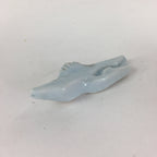 Japanese Porcelain Chopstick Rest Holder Vtg Light Blue Crane Hashioki CR234