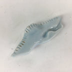 Japanese Porcelain Chopstick Rest Holder Vtg Light Blue Crane Hashioki CR234
