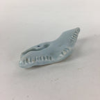 Japanese Porcelain Chopstick Rest Holder Vtg Light Blue Crane Hashioki CR235