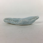 Japanese Porcelain Chopstick Rest Holder Vtg Light Blue Crane Hashioki CR235