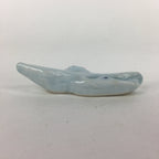 Japanese Porcelain Chopstick Rest Holder Vtg Light Blue Crane Hashioki CR235