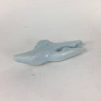 Japanese Porcelain Chopstick Rest Holder Vtg Light Blue Crane Hashioki CR236