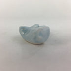 Japanese Porcelain Chopstick Rest Holder Vtg Light Blue Crane Hashioki CR237