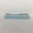 Japanese Porcelain Chopstick Rest Holder Vtg Light Blue Ribbon Hashioki CR226