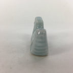 Japanese Porcelain Chopstick Rest Holder Vtg Light blue Dragon Hashioki CR253