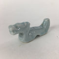 Japanese Porcelain Chopstick Rest Holder Vtg Light blue Dragon Hashioki CR253