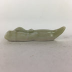 Japanese Porcelain Chopstick Rest Holder Vtg Lotus Root Shape Hashioki CR261