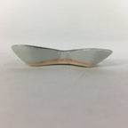 Japanese Porcelain Chopstick Rest Holder Vtg New leaves Green Hashioki CR239