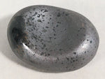 Japanese Porcelain Chopstick Rest Holder Vtg Oval Gray Stone CR200