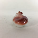 Japanese Porcelain Chopstick Rest Holder Vtg Red Shrimp Shape Hashioki CR254