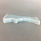 Japanese Porcelain Chopstick Rest Holder Vtg Ribbon Shape Handmade CR181