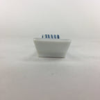 Japanese Porcelain Chopstick Rest Holder Vtg Sometsuke Red Chrysanthemum CR204