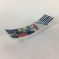 Japanese Porcelain Chopstick Rest Holder Vtg Sometsuke Red Chrysanthemum CR205