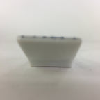 Japanese Porcelain Chopstick Rest Holder Vtg Sometsuke Red Chrysanthemum CR206