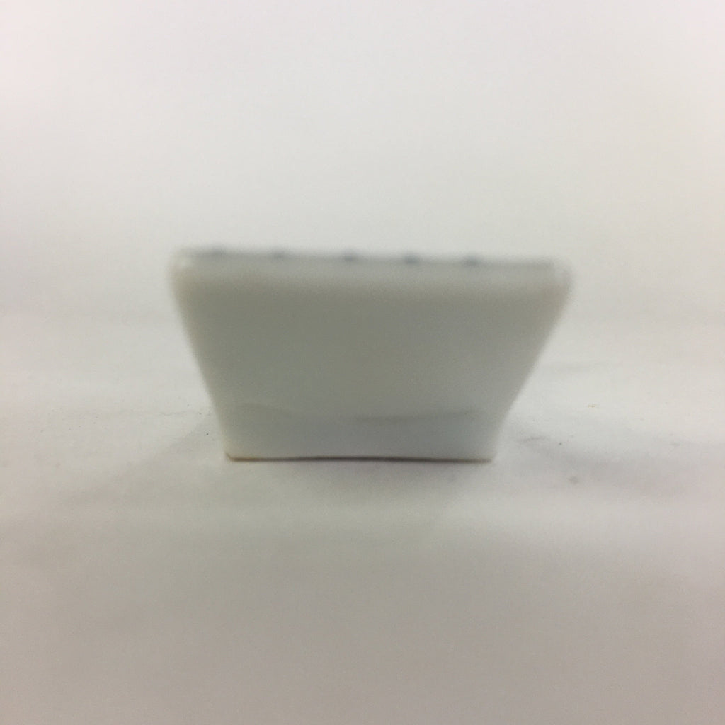 Japanese Porcelain Chopstick Rest Holder Vtg Sometsuke Red Chrysanthemum CR208