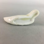 Japanese Porcelain Chopstick Rest Holder Vtg Sprout Design Handmade CR174