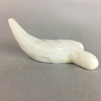 Japanese Porcelain Chopstick Rest Holder Vtg Sprout Design Handmade CR174