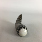 Japanese Porcelain Chopstick Rest Holder Vtg Sprout Design Handmade CR178