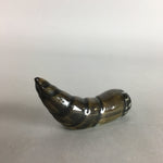 Japanese Porcelain Chopstick Rest Holder Vtg Sprout Design Handmade CR178